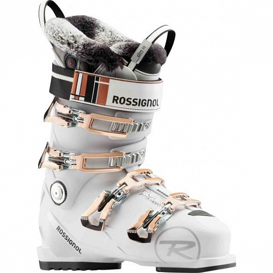 Горнолыжные ботинки женские Rossignol Pure Pro Heat White/Grey - Фото 1 большая