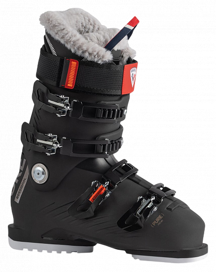 Горнолыжные ботинки женские Rossignol Pure Pro 80 Metal Black - Фото 1 большая