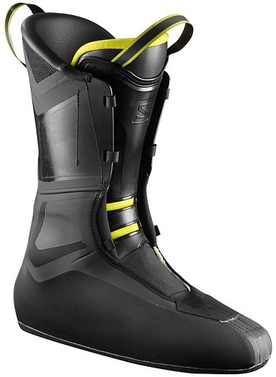 Горнолыжные ботинки Salomon S/MAX 130 Carbon Raceblue/Acid Gree/Black - Фото 2 большая