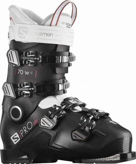 Горнолыжные ботинки женские Salomon S/Pro HV 70 BLACK/Wh/Pin - Фото 1 большая