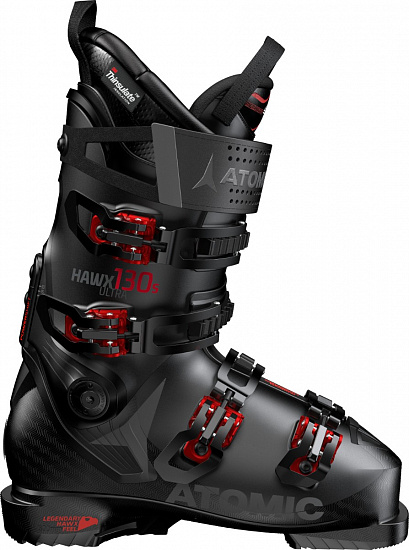 Горнолыжные ботинки мужские Atomic Hawx Ultra 130 S Black/Red - Фото 1 большая