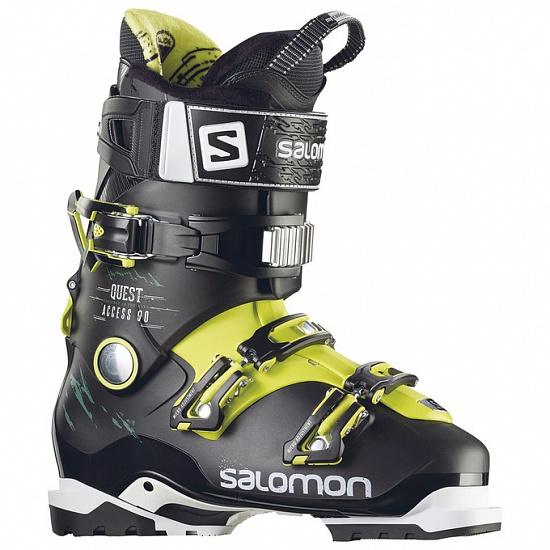 Горнолыжные ботинки Salomon Quest Access 90 Black/Acid - Фото 1 большая
