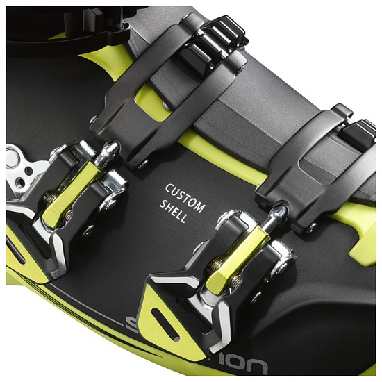 Горнолыжные ботинки Salomon X PRO 110 Black/Acide Green - Фото 4 большая