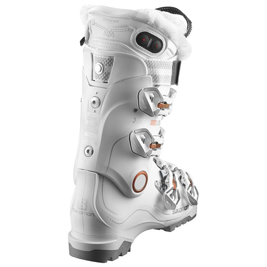 Горнолыжные ботинки женские Salomon X PRO 90 Custom Heat White - Фото 2 большая