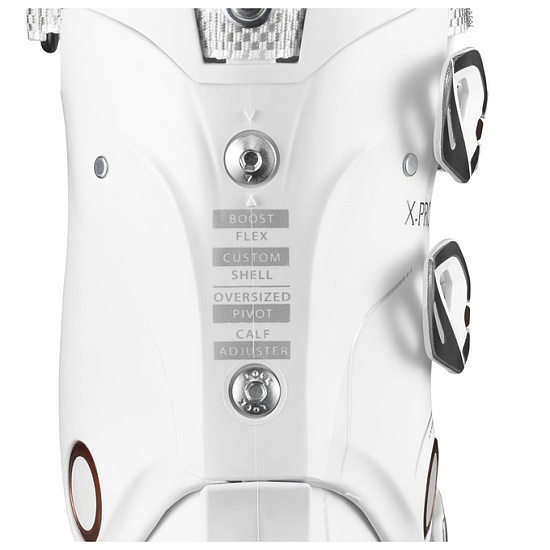 Горнолыжные ботинки женские Salomon X PRO 90 Custom Heat White - Фото 3 большая