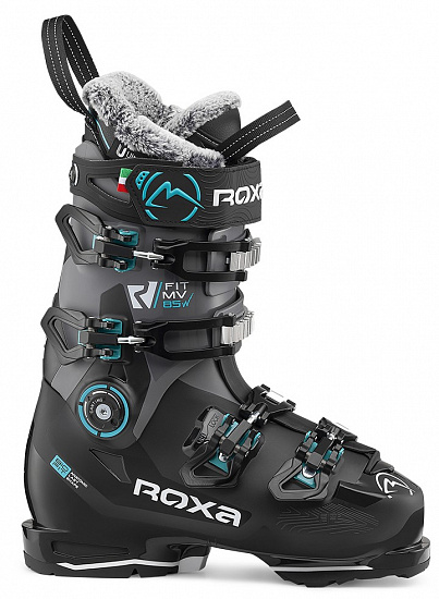 Горнолыжные ботинки женские Roxa R/FIT MV 85W GW Black/Black/Aqua - Фото 1 большая