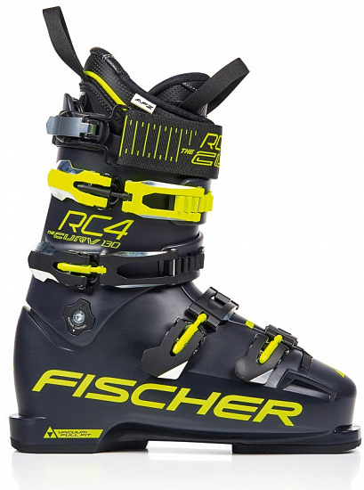 Горнолыжные ботинки Fischer RC4 Curv 130 Vacuum Full Fit Dark Grey - Фото 1 большая