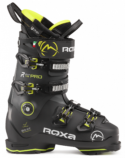 Горнолыжные ботинки Roxa Rfit Pro 110 Gw Black/Black/Acid - Фото 1 большая