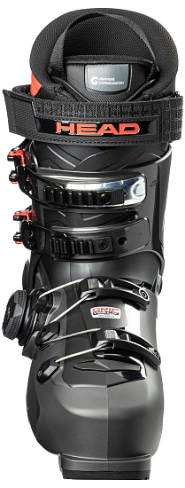 Горнолыжные ботинки Head Edge 110 HV GW Boa Anthracite/Red - Фото 2 большая