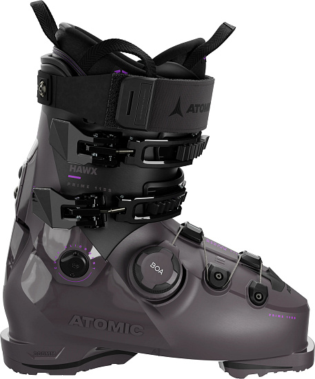 Горнолыжные ботинки женские Atomic Hawx Prime 115 S Boa Not Purple/Black - Фото 1 большая