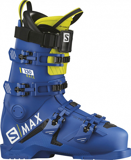 Горнолыжные ботинки Salomon S/MAX 130 Race Raceblue/Acid - Фото 1 большая