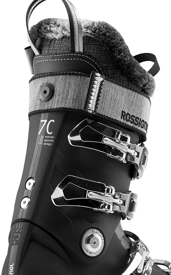 Горнолыжные ботинки женские Rossignol Pure Elite 70 Black - Фото 4 большая