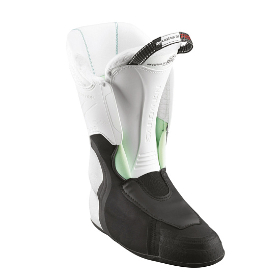 Горнолыжные ботинки женские Salomon X MAX 110 Bk/Wh/Top Green - Фото 4 большая