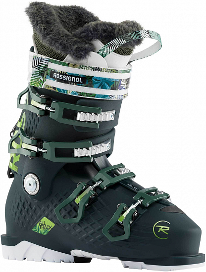 Горнолыжные ботинки женские Rossignol Alltrack Pro 100 Dark Green - Фото 1 большая