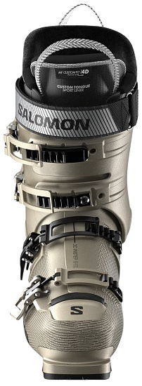 Горнолыжные ботинки женские Salomon S/Pro Alpha 100 W Gw Light Bronze Met./Black/Black - Фото 3 большая