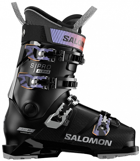 Горнолыжные ботинки женские Salomon S/Pro Alpha 80 W Gw Black/Black - Фото 1 большая