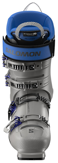 Горнолыжные ботинки мужские Salomon S/Pro Supra 120 Gw Steel Grey/Black/Race Blue - Фото 2 большая