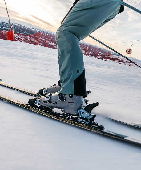 Горнолыжные ботинки мужские Salomon S/Pro Supra 120 Gw Steel Grey/Black/Race Blue - Фото 7 большая