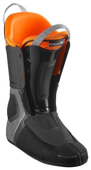 Горнолыжные ботинки мужские Salomon S/Pro Supra 110 Gw Black/Dark Grey Met./Orange Tiger - Фото 4 большая