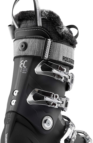 Горнолыжные ботинки женские Rossignol Pure Pro 80 Soft Black - Фото 4 большая
