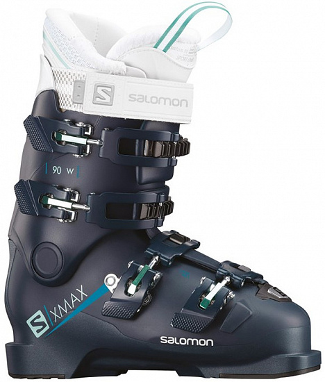 Горнолыжные ботинки женские Salomon X MAX 90 Petrol Bl/Petrol B - Фото 1 большая