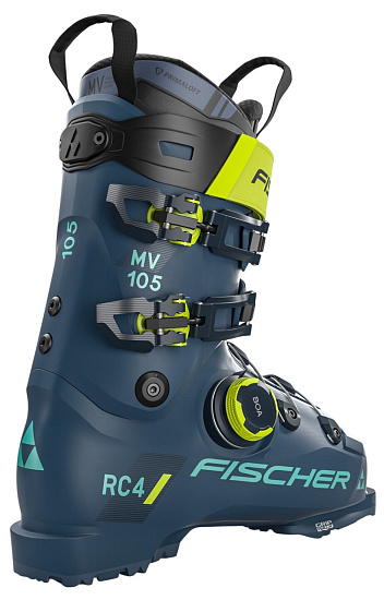Горнолыжные ботинки женские Fischer Rc4 105 Mv Boa Vac Gw Petrol/Petrol - Фото 2 большая