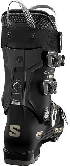 Горнолыжные ботинки женские Salomon S/Pro Alpha 110 Gw Black/Light Bronze Met/Black - Фото 5 большая
