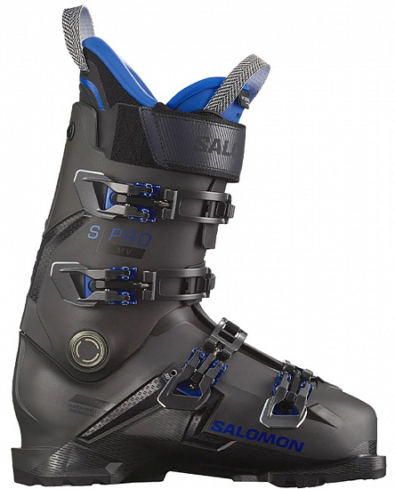 Горнолыжные ботинки Salomon S/Pro MV 120 GW Beluga Met./Blue Met. - Фото 1 большая