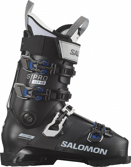 Горнолыжные ботинки Salomon S/Pro Alpha 120 GW EL Black/White - Фото 1 большая