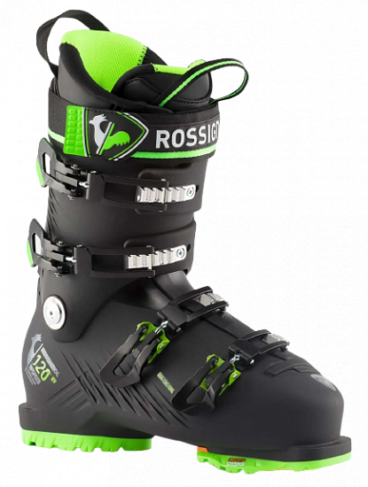 Горнолыжные ботинки мужские Rossignol Hi-Speed 120 Hv Gw Black/Green - Фото 1 большая