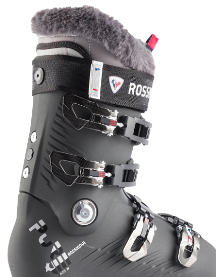 Горнолыжные ботинки женские Rossignol Pure Elite 70 Metal Anthracite - Фото 3 большая