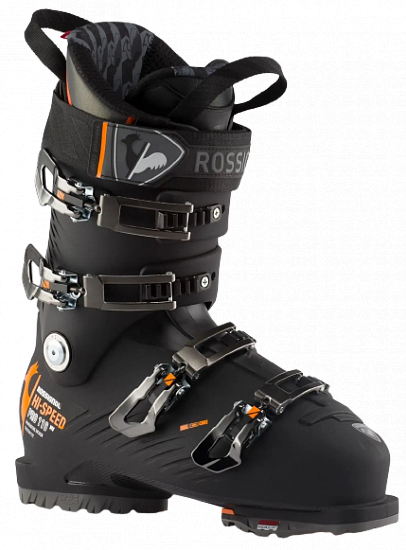 Горнолыжные ботинки мужские Rossignol Hi-Speed Pro 110 Mv Gw Black/Orange - Фото 1 большая