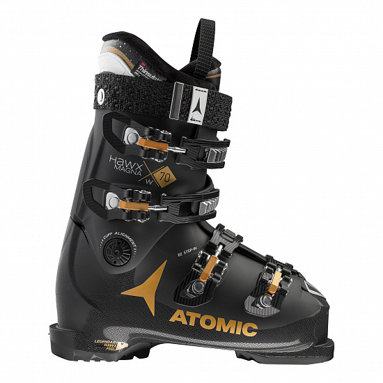 Горнолыжные ботинки женские Atomic Hawx Magna 70 W Black/Gold - Фото 1 большая