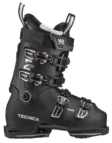 Горнолыжные ботинки женские Tecnica Mach1 Lv 95 W Td GW Чёрный - Фото 1 большая
