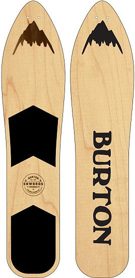 Сноуборд Burton The Throwback - Фото 1 большая