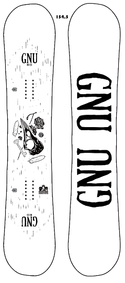 Сноуборд GNU Rcc3 - Фото 4 большая