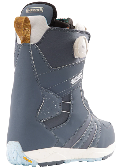 Сноубордические ботинки женские Burton Felix Boa Blue Gray - Фото 2 большая