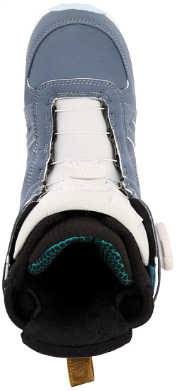Сноубордические ботинки женские Burton Felix Boa Blue Gray - Фото 5 большая