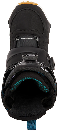 Сноубордические ботинки женские Burton Felix Step On Black - Фото 5 большая