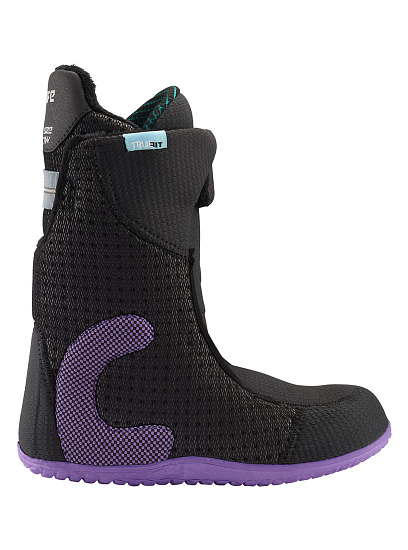 Сноубордические ботинки женские Burton Supreme Black - Фото 4 большая