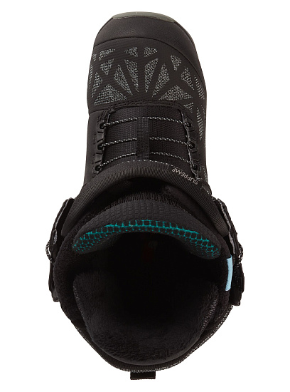 Сноубордические ботинки женские Burton Supreme Black - Фото 5 большая