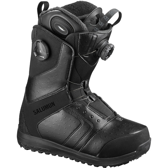Сноубордические ботинки женские Salomon Kiana Focus Boa Black/Bk/Bk - Фото 1 большая