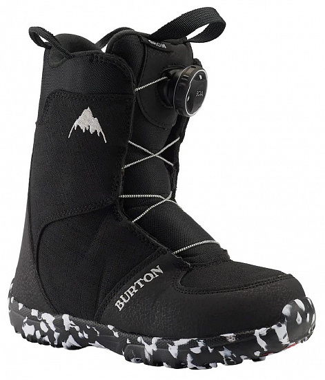 Сноубордические ботинки детские Burton Grom Boa Black - Фото 1 большая