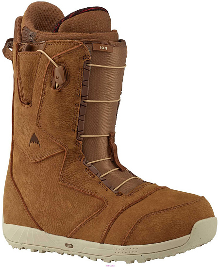 Сноубордические ботинки мужские Burton Ion Leather Roughneck - Фото 1 большая