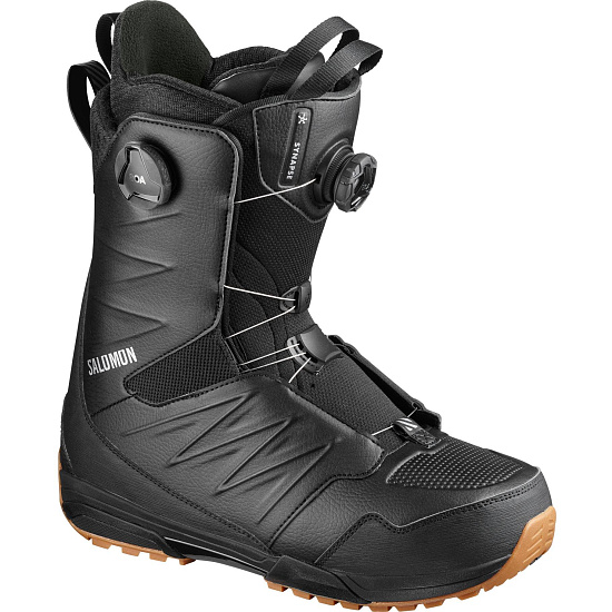 Сноубордические ботинки мужские Salomon Synapse Focus Boa Bk/Bk/Gum - Фото 1 большая