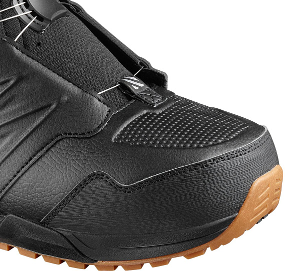 Сноубордические ботинки мужские Salomon Synapse Focus Boa Bk/Bk/Gum - Фото 4 большая