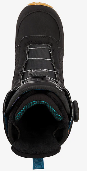 Сноубордические ботинки женские Burton Felix Boa Black - Фото 5 большая