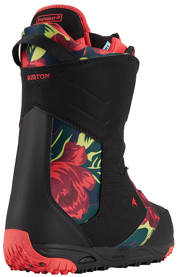 Сноубордические ботинки женские Burton Limelight Boa Black/Floral - Фото 2 большая