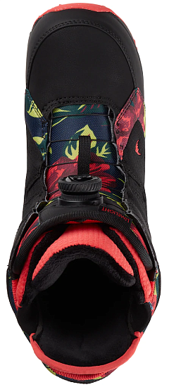 Сноубордические ботинки женские Burton Limelight Boa Black/Floral - Фото 5 большая