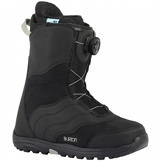 Сноубордические ботинки женские Burton Mint Boa Black - Фото 1 большая